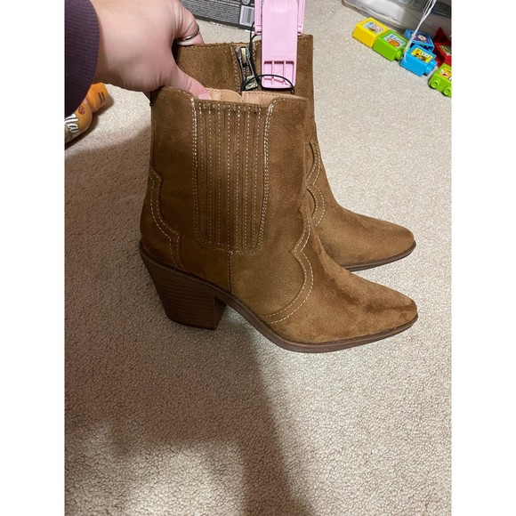 Sam And Libby Women's Brighton Western Booties size 7.5 - Picture 4 of 6